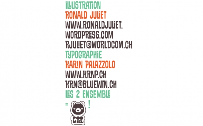 Podmiel|Association avec l'illustrateur Ronald Juliet