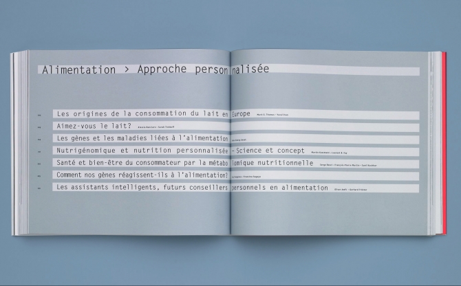 Recherche et alimentation en dialogue|Catalogue d'exposition pour l'Alimentarium