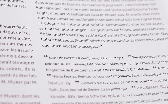 Albert Muret|dilettante magnifique