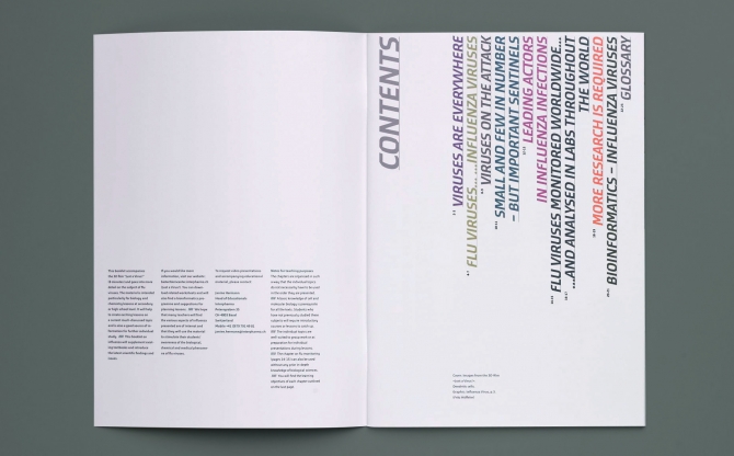 Juste un Virus|Brochure accompagnant un film 3D. Cours de biologie de l'enseignement secondaire supérieur.